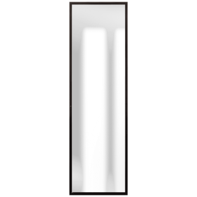 17' x 58' Black Framed Large Floor Mirror for Bathroom or Living Room