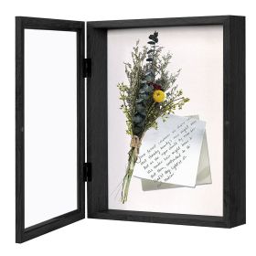 ( Don't Sell on Amazon;  Wayfair ) Front Opening Shadow Box Display Frame Case for Memorabilia;  Pins;  Awards;  Medals;  Tickets and Photos;  3 (size: 11x14 inch)